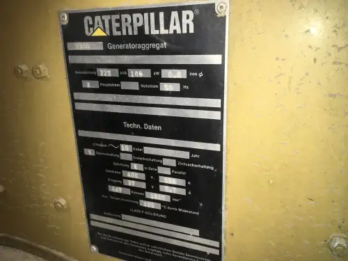 CATERPILLAR 3306B GENERATOR 225KVA USED - Thumb image 9
