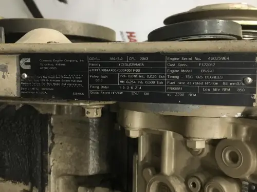 CUMMINS 6BTA5.9C CPL2063 CORE - Imagen miniatura 6