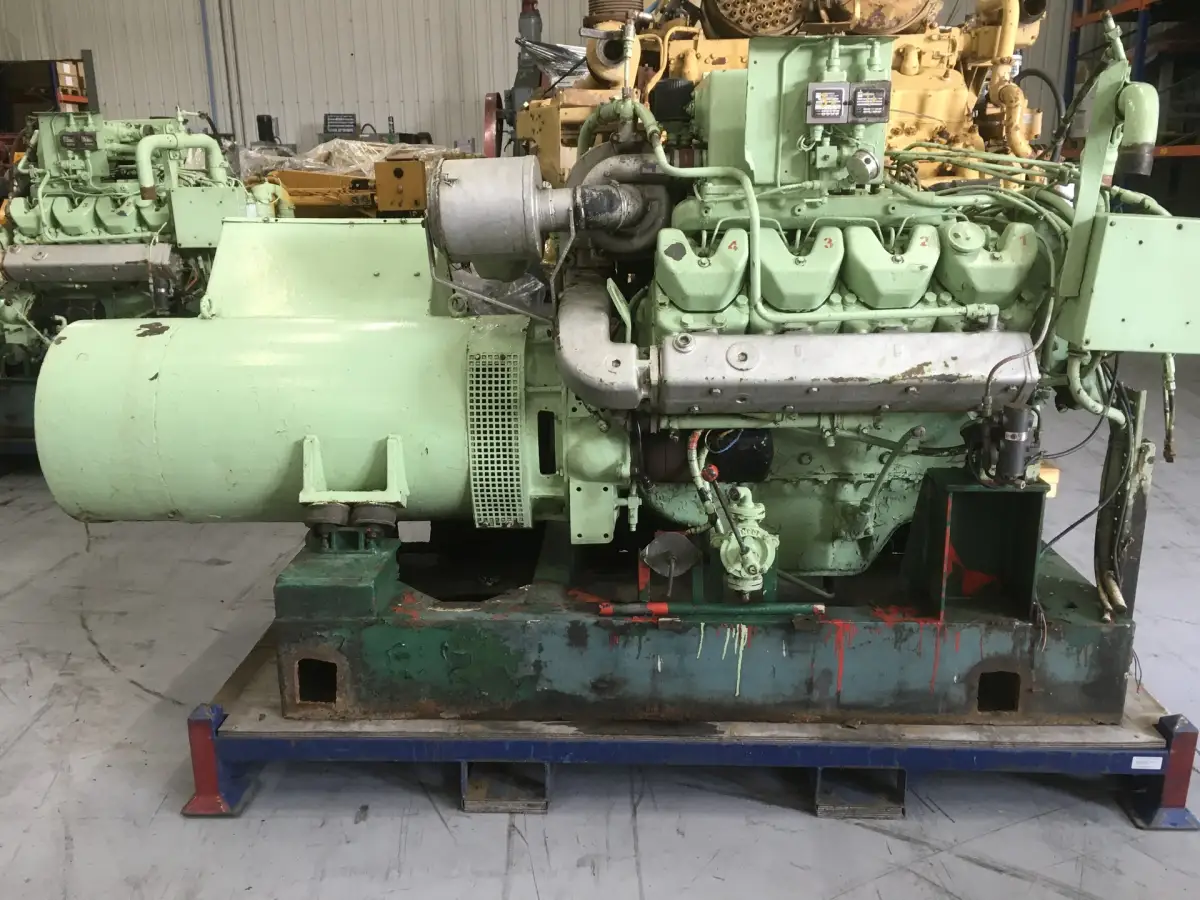 SCANIA DSI14.02 GENERATOR 300KVA USED