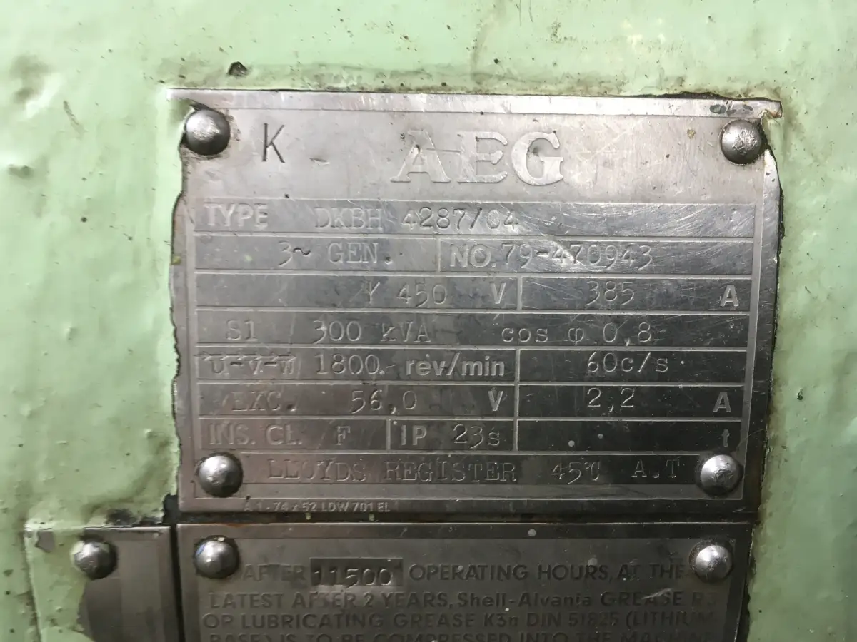 SCANIA DSI14.02 GENERATOR 300KVA USED - Picture 7