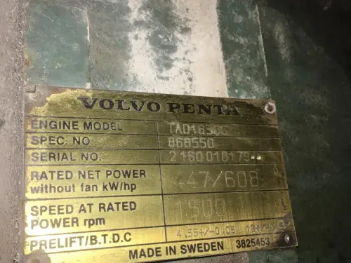VOLVO TAD1630G GENERATOR 520KVA USADO - Imagen miniatura 7