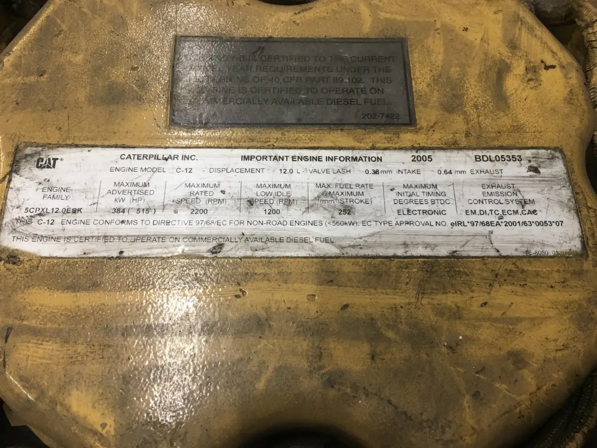 CATERPILLAR C12 BDL-1915394 GEBRUIKT - Afbeelding 6