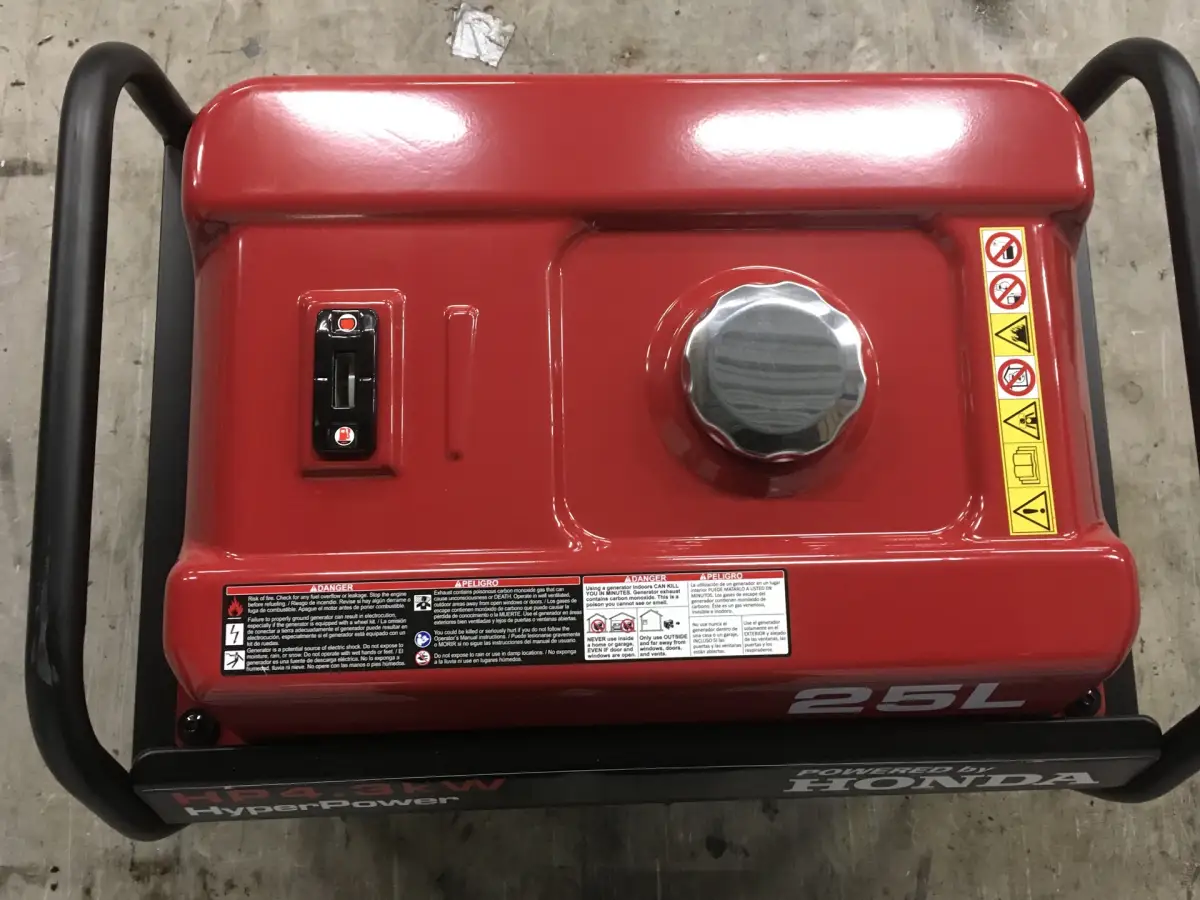HONDA HP 4.3KW GENERATOR NIEUW - Afbeelding 4