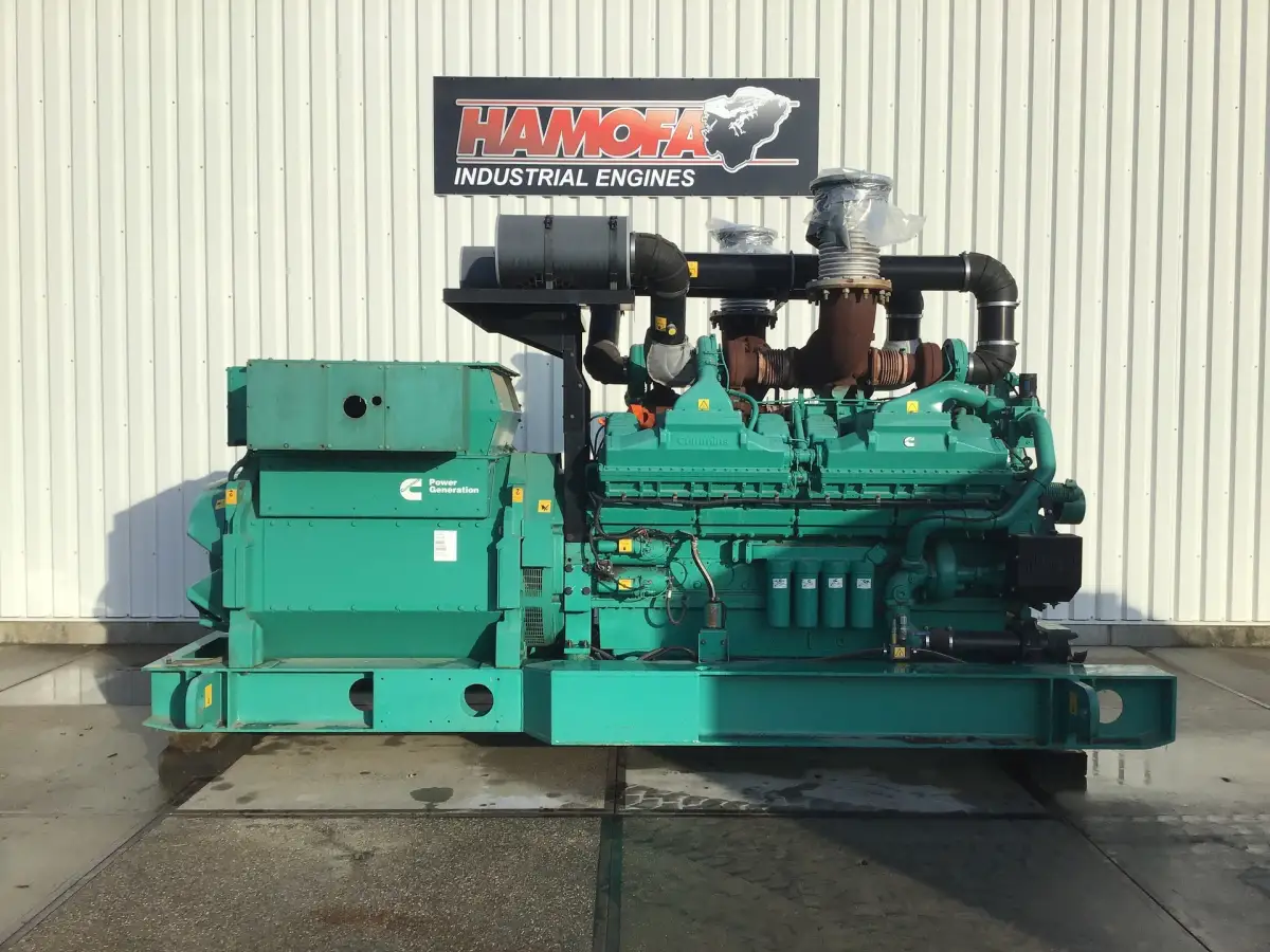 CUMMINS QSK60-G9 GENERATOR 2813 KVA USED