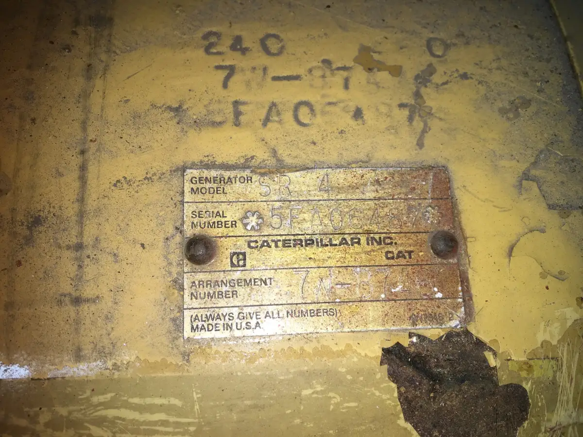 CATERPILLAR 3306B ГЕНЕРАТОР 225KVA БУ - Фото 10