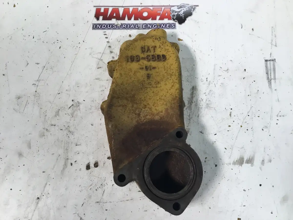 CATERPILLAR THERMOSTAT HOUSING 1695889 USED - Picture 2