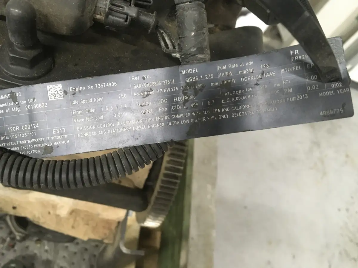 CUMMINS QSB6.7 CPL3094 USED - Picture 6