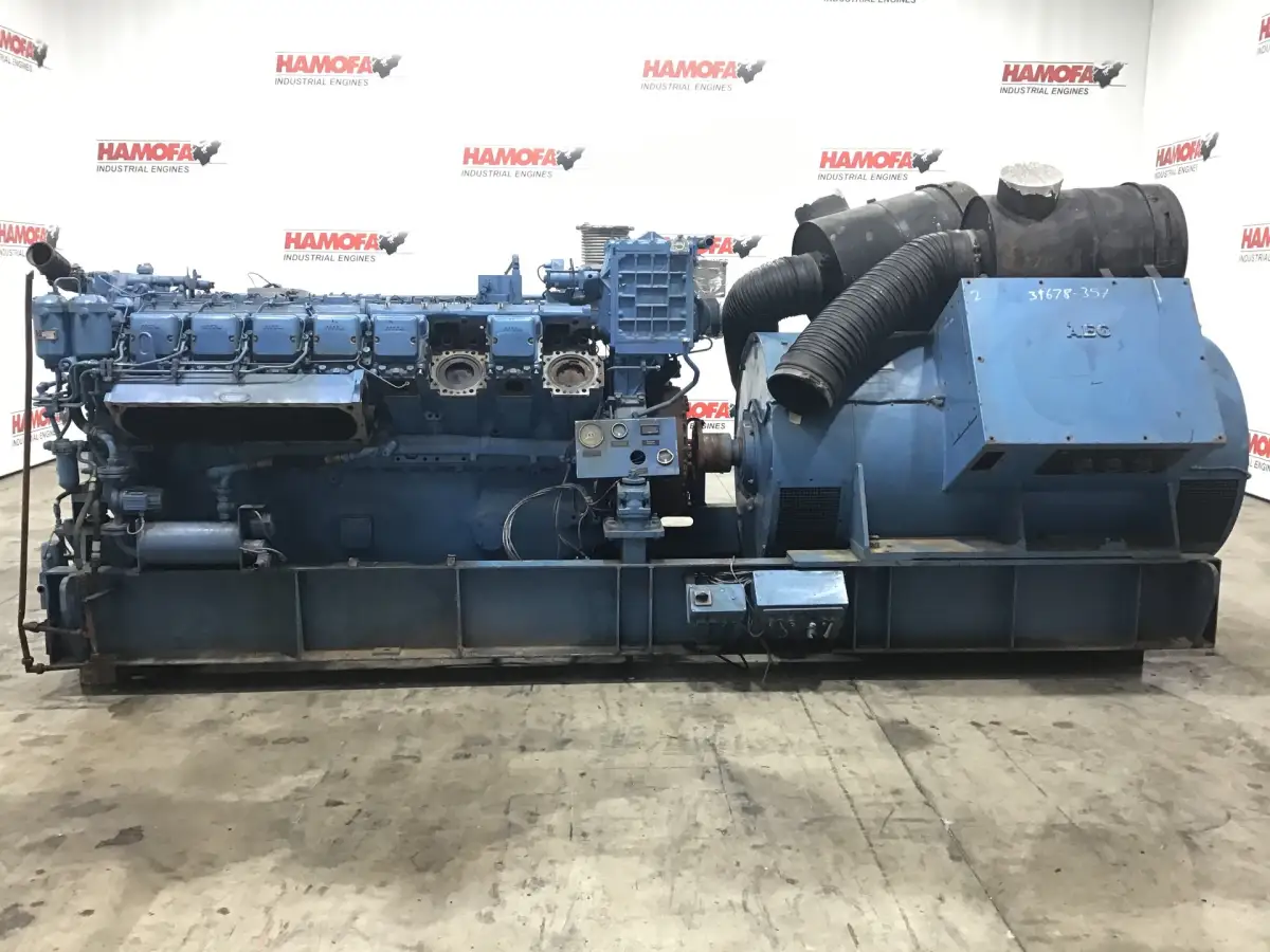 USED AEG DKBH 4506/04 GENERATOR 1875 KVA - Picture 2