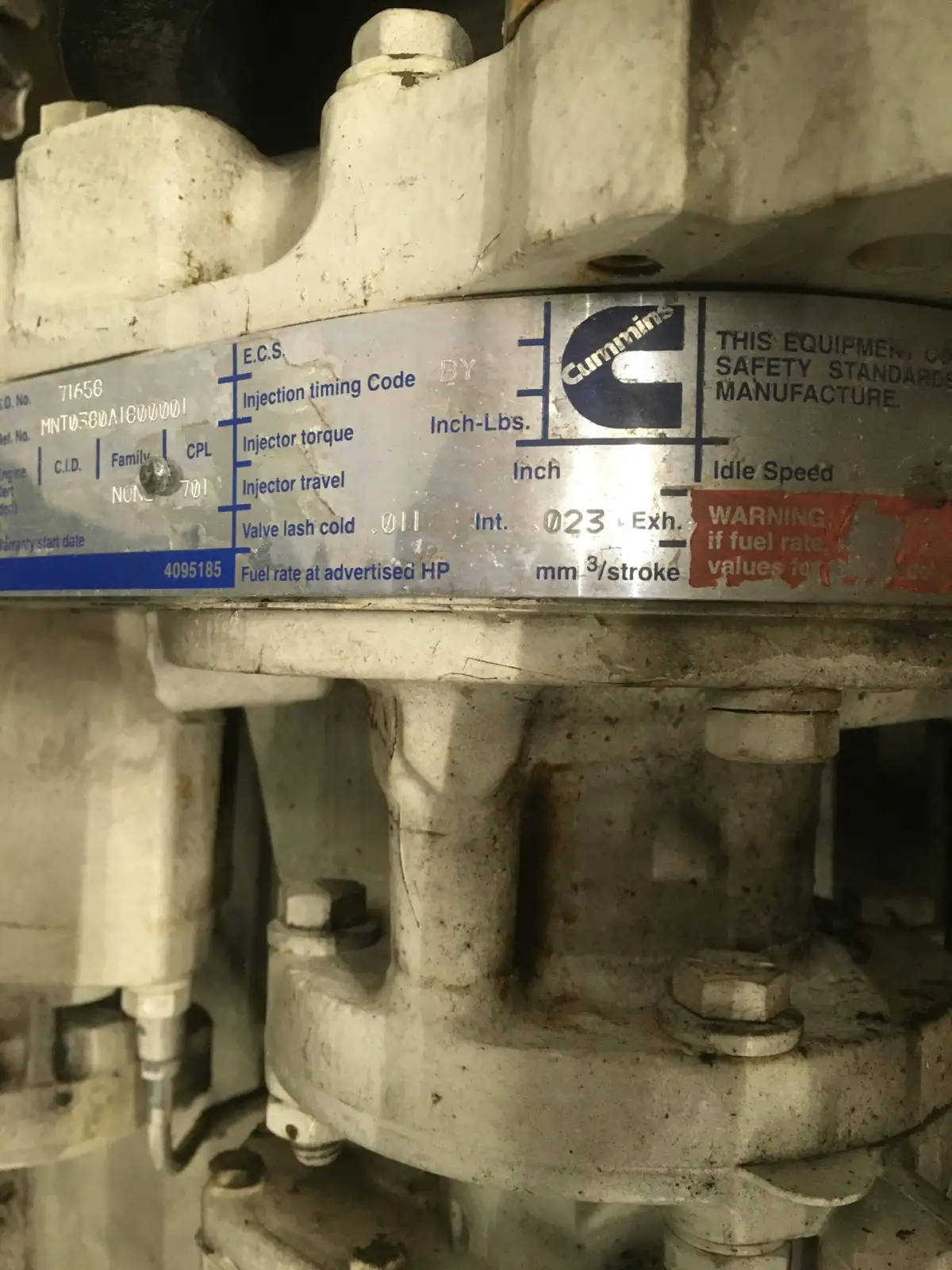 CUMMINS NTA855M CPL0701 D'OCASION - Image 5