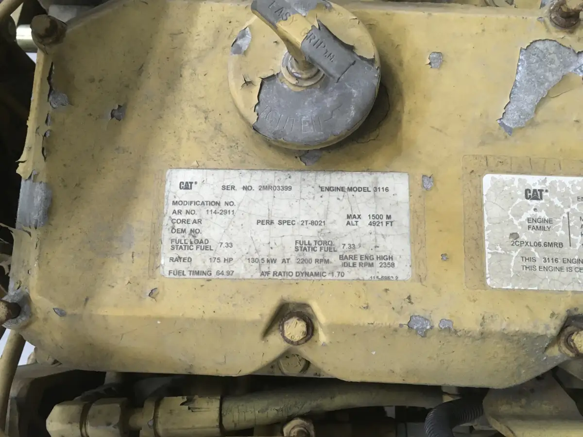 CATERPILLAR 3116 2MR-1142911 USED - Picture 6