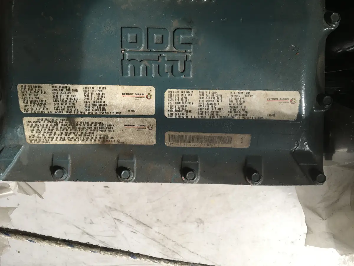 DETROIT DIESEL 12V2000 GEBRUIKT - Afbeelding 5
