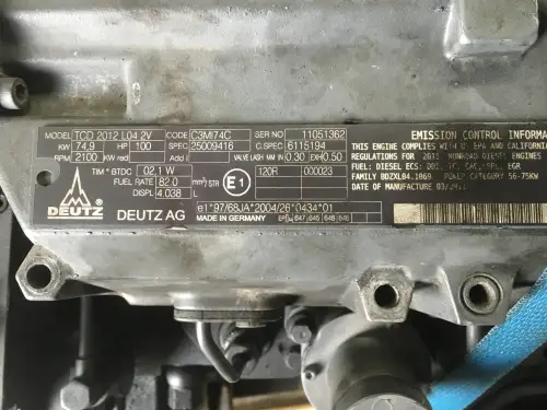 DEUTZ TCD2012L04 2V MECH. CORE - Miniatuur afbeelding 6