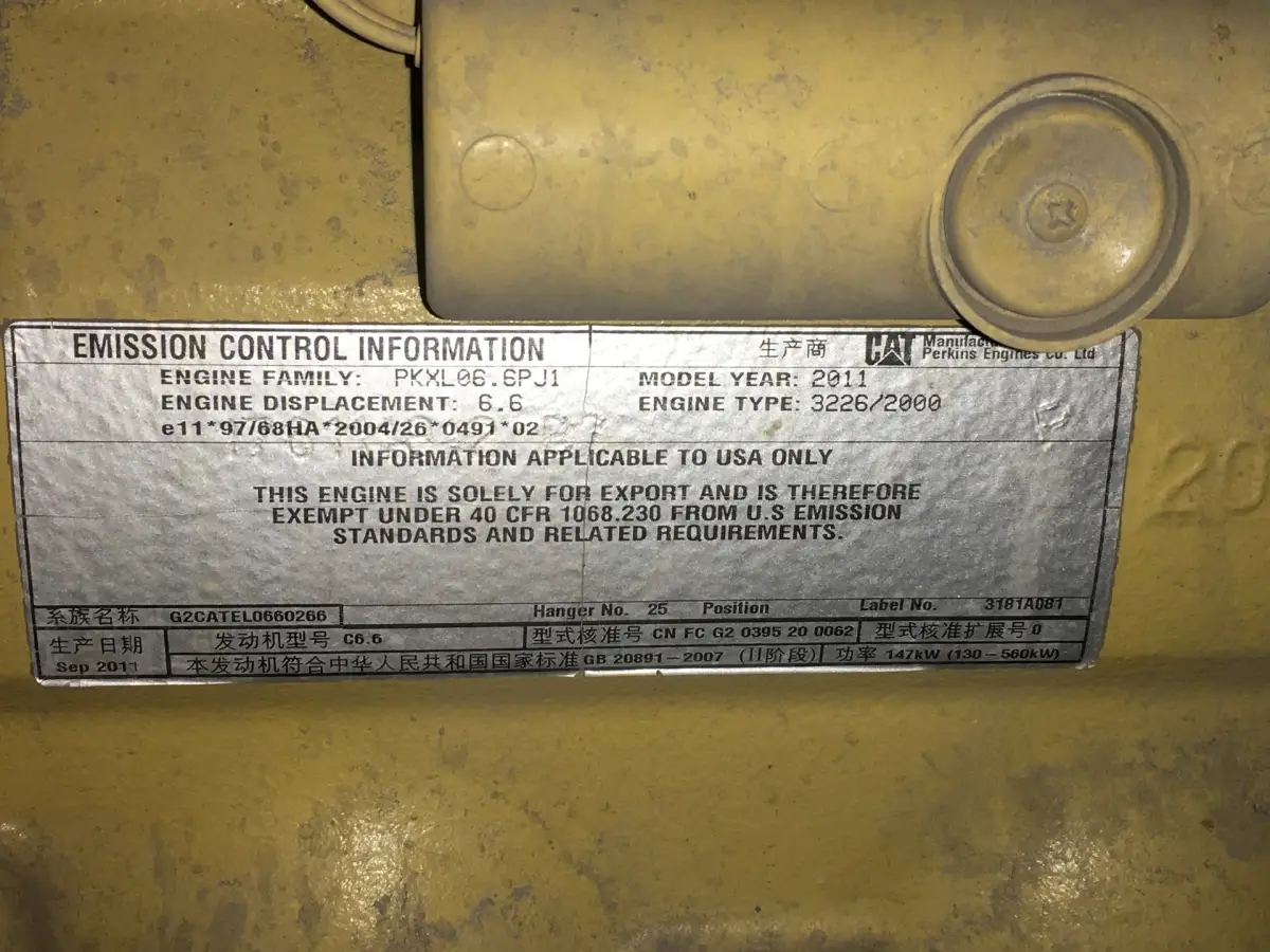 CATERPILLAR C6.6 666-3106952 USED - Picture 6