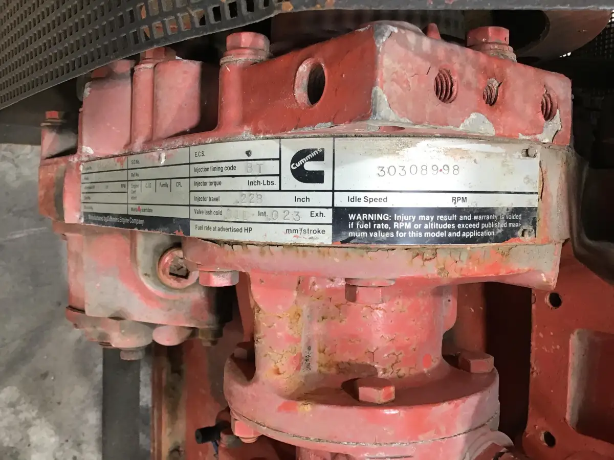 CUMMINS NT855-G1 PUMP  ???M³ USED - Picture 6
