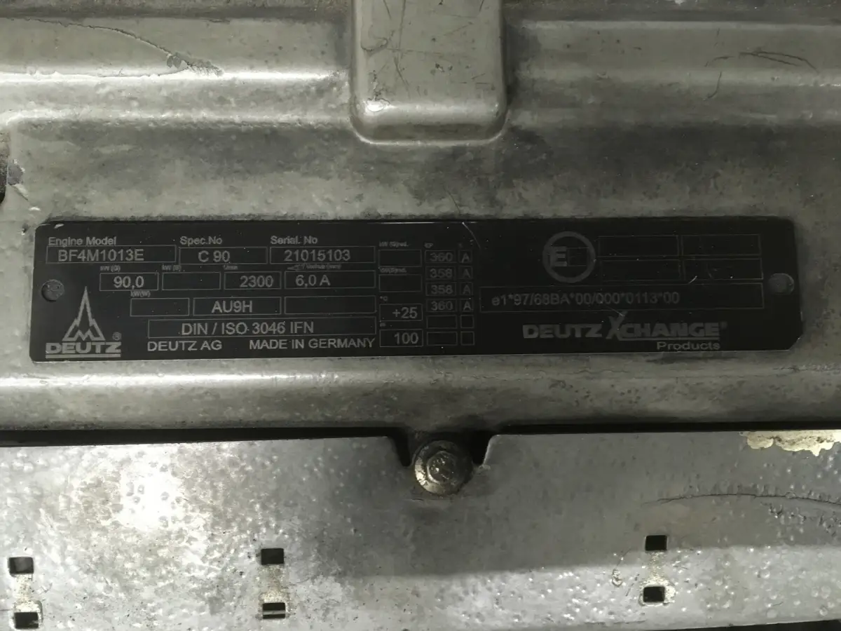 DEUTZ BF4M1013E USADO - Imagen 6