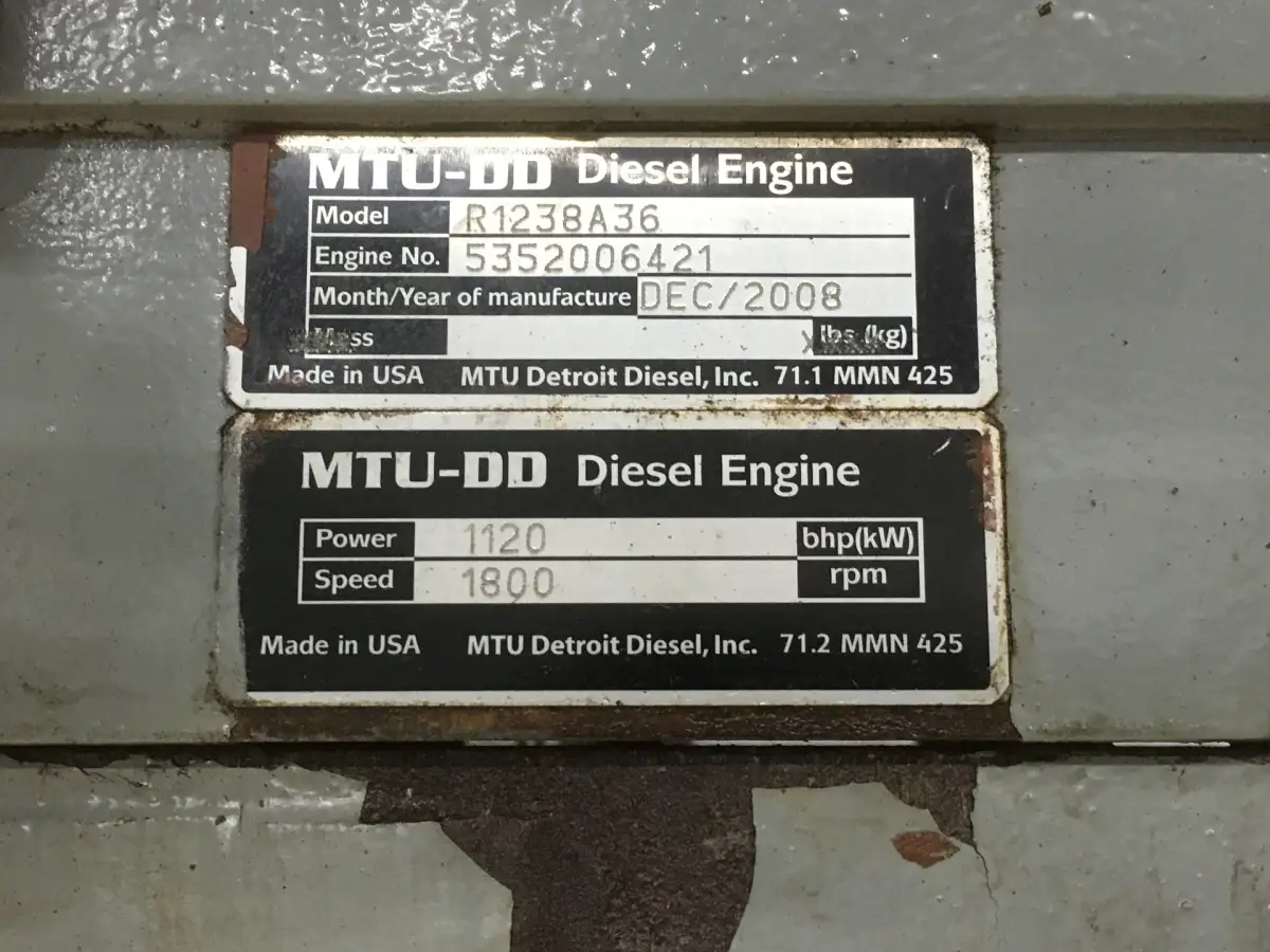 MTU 12V2000 GEBRUIKT - Afbeelding 6