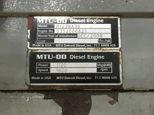 MTU 12V2000 GEBRUIKT - Miniatuur afbeelding 6