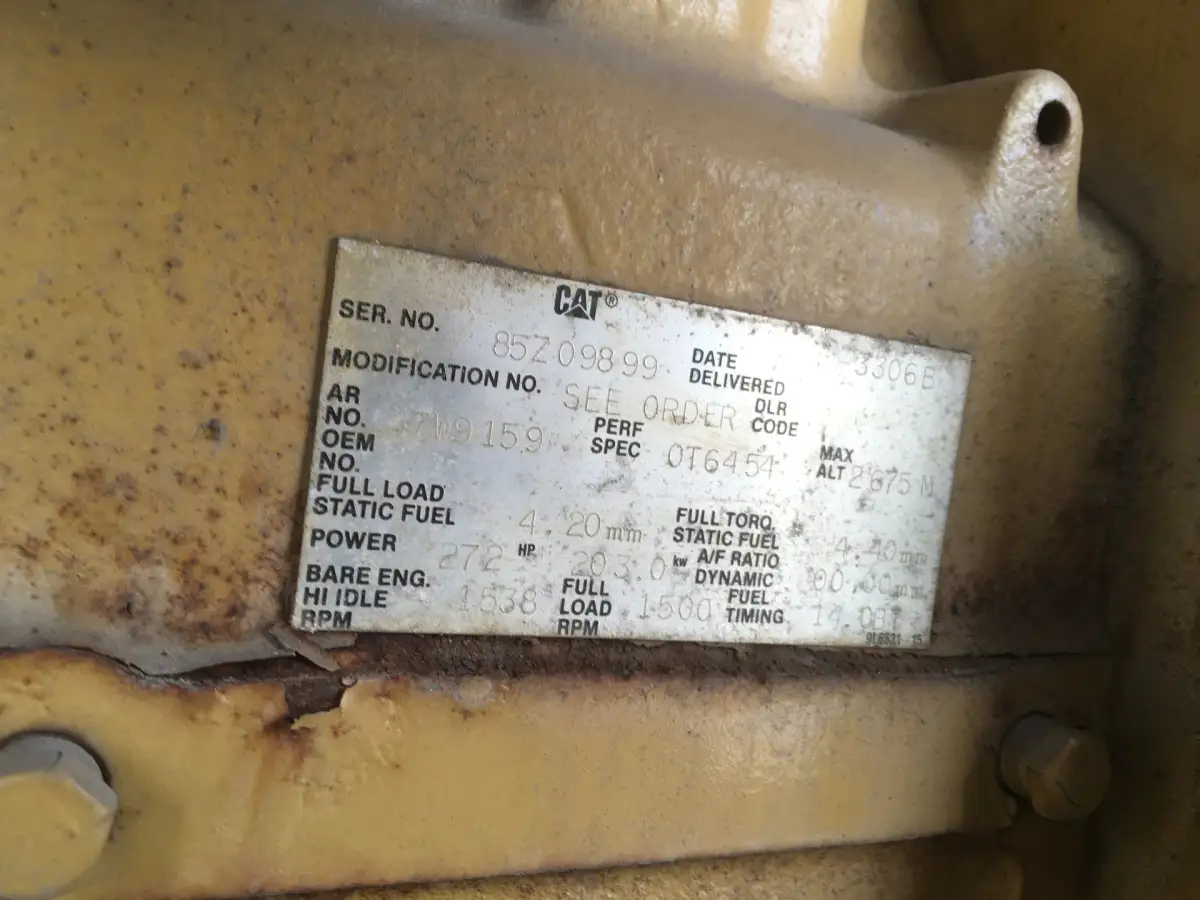 CATERPILLAR 3306B GENERADOR 225KVA USADO - Imagen 8