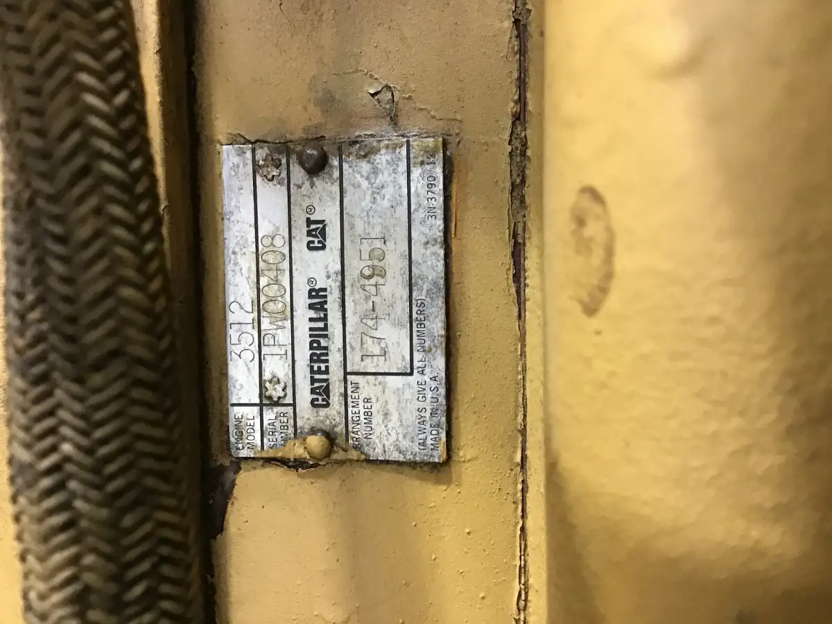 CATERPILLAR 3512 1PW 174-4951 GEGEVEN - Afbeelding 6