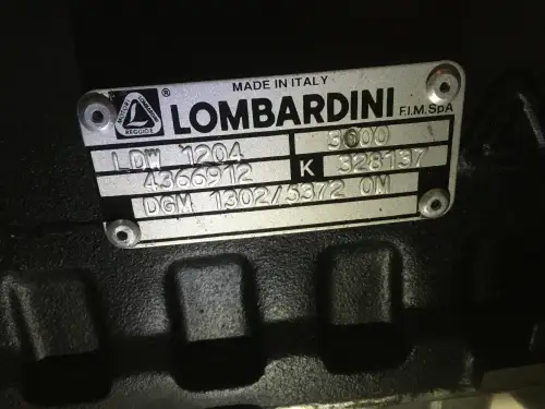 ГЕНЕРАТОР LOMBARDINI LDW 1204 31.5 KVA Б/У - Миниатюра 6