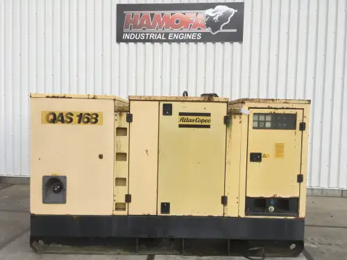 ATLAS COPCO QAS168 GENERATOR 150 KVA USED