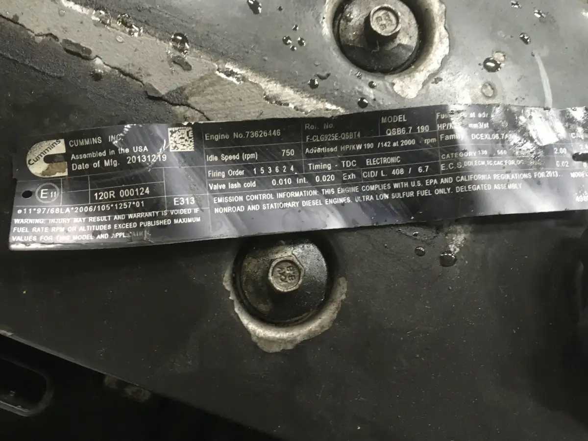 CUMMINS QSB6.7 CPL3094 USED - Picture 6