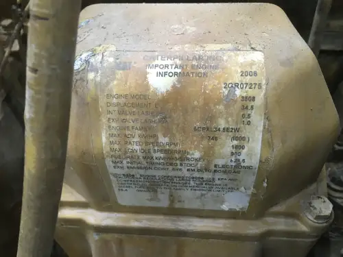 CATERPILLAR 3508B 2GR-1953816 USED - Thumb image 6