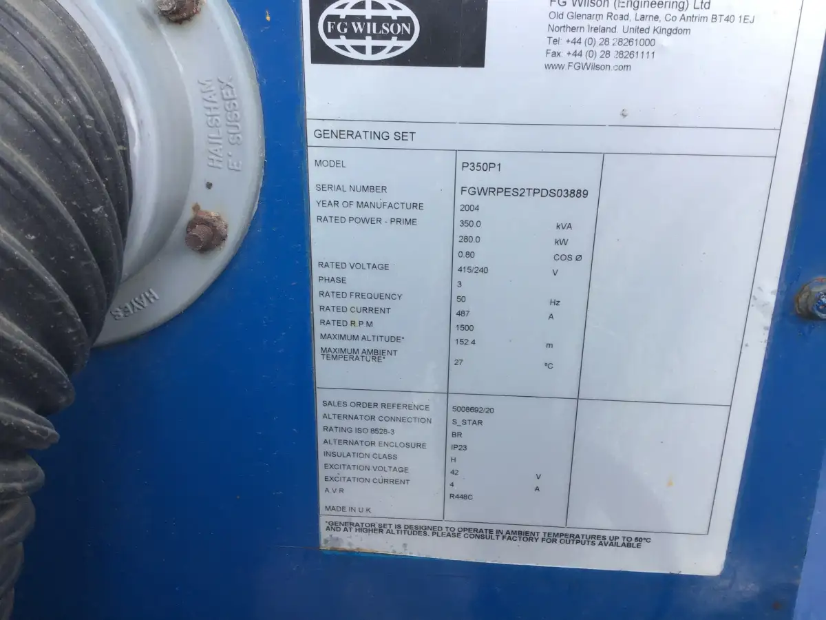 USED PERKINS 2306C-E14 TAG2 GENERATOR 350 KVA - Picture 11