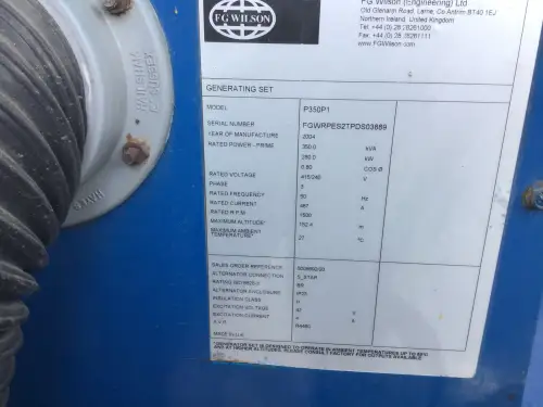 USED PERKINS 2306C-E14 TAG2 GENERATOR 350 KVA - Thumb image 11