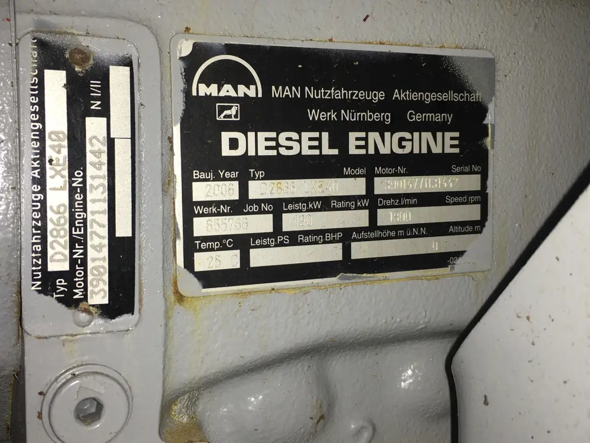 ДВИГАТЕЛЬ MAN D2866-LXE40 Б/У - Фото 6