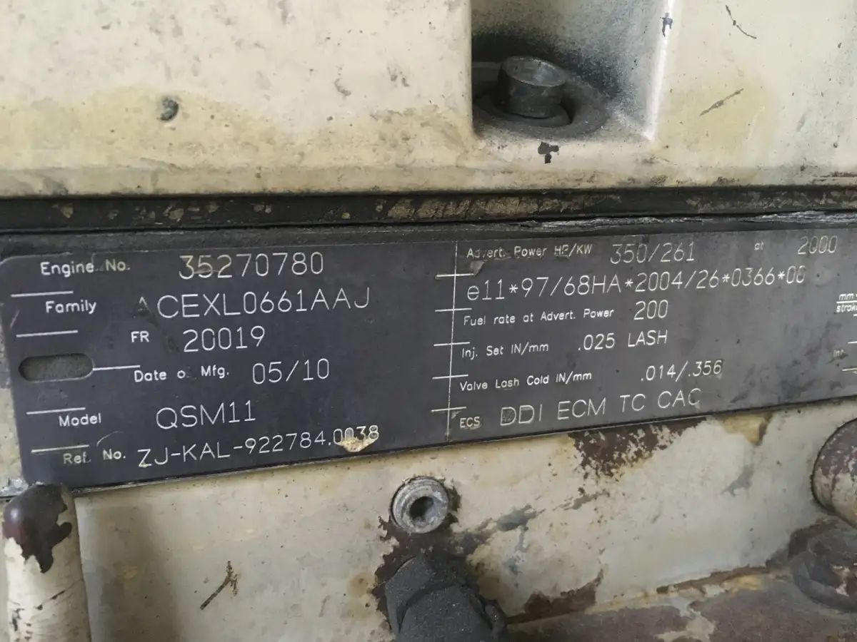 CUMMINS QSM11 CPL8544 USED - Picture 7