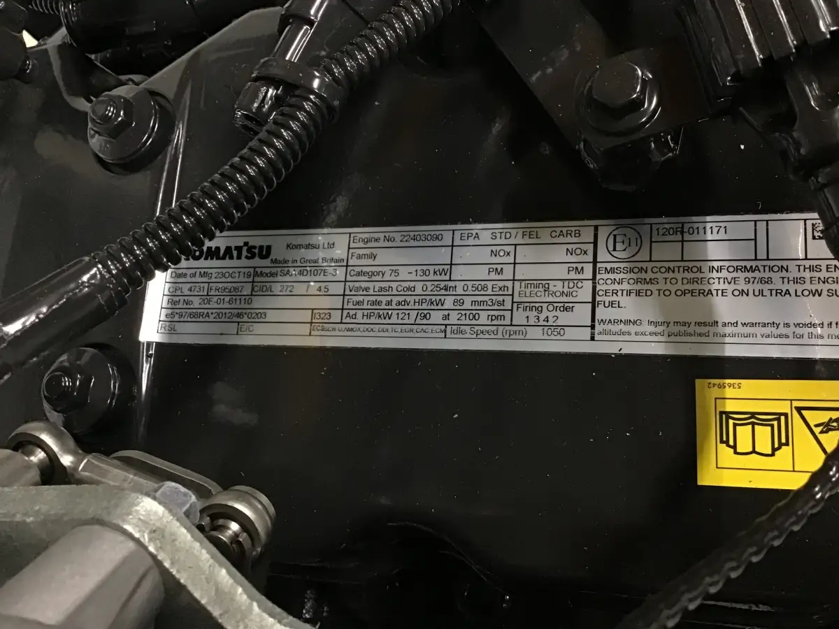 KOMATSU SAA4D107E-3 CPL4731 NUEVO - Imagen 6