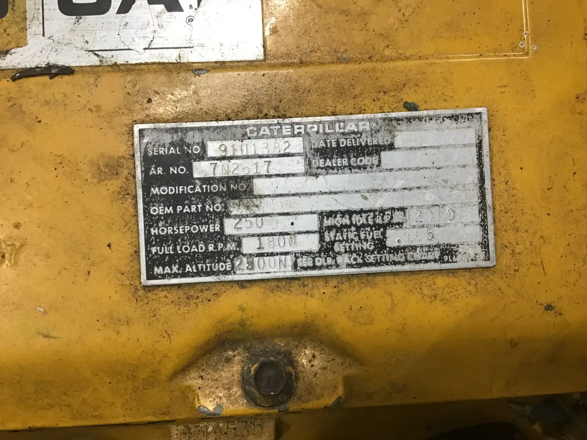 CATERPILLAR 3406 DI 91U-7N2617 USED - Picture 5