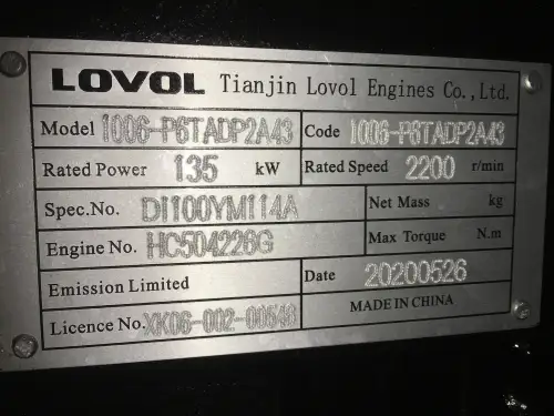 LOVOL 1006-P6TADP2A43 NEW - Thumb image 6