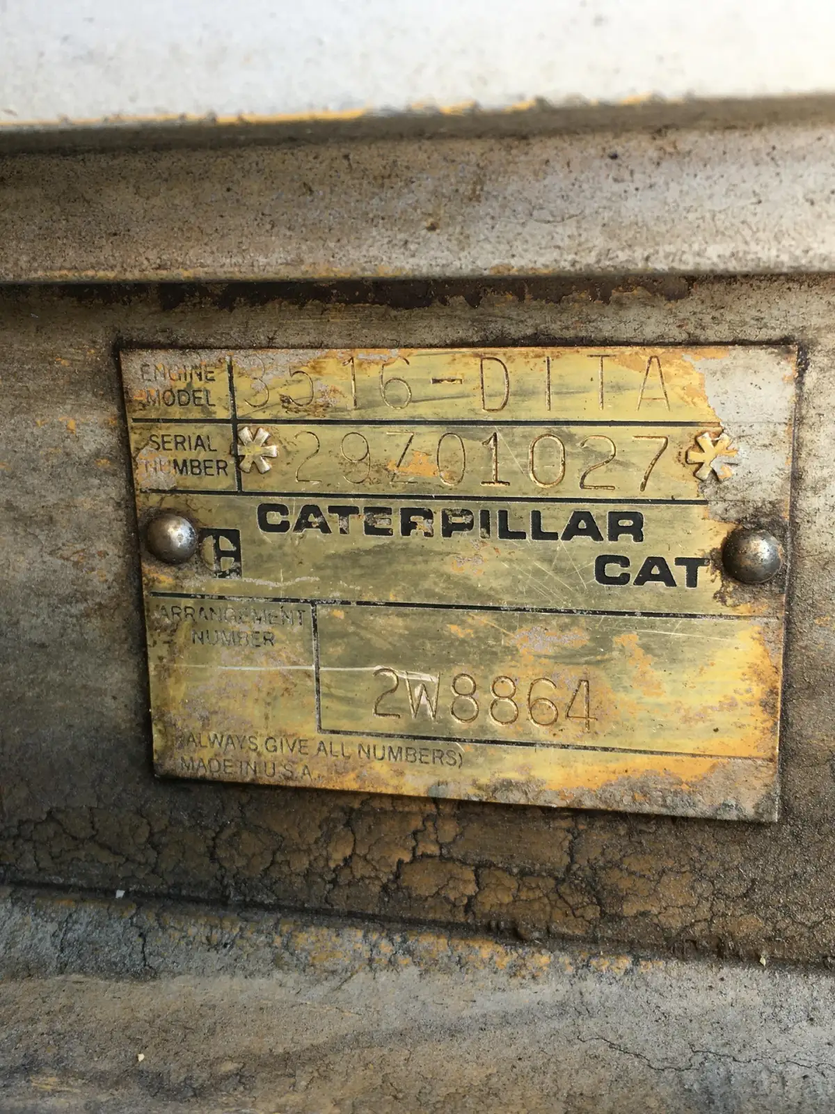 CATERPILLAR 3516 29Z-2W8864 USADO - Imagen 5