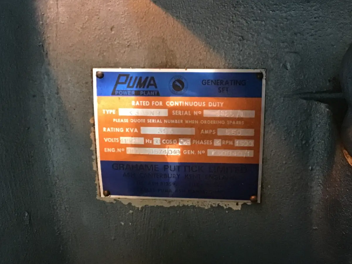 DORMAN 8QTCA GENERATOR 395 KVA USED - Picture 5
