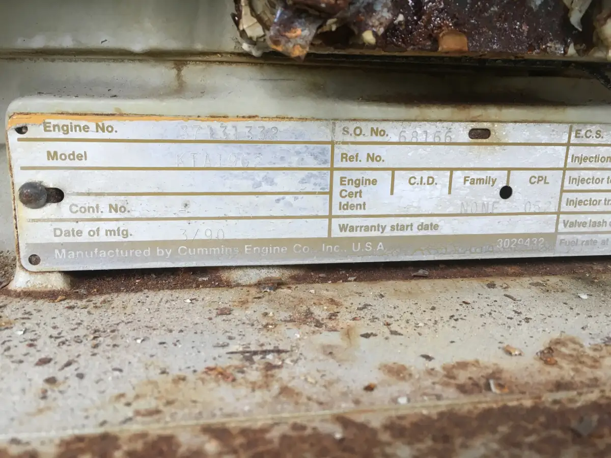 CUMMINS KTA19-G2 GENERATOR 250KVA USED - Picture 11