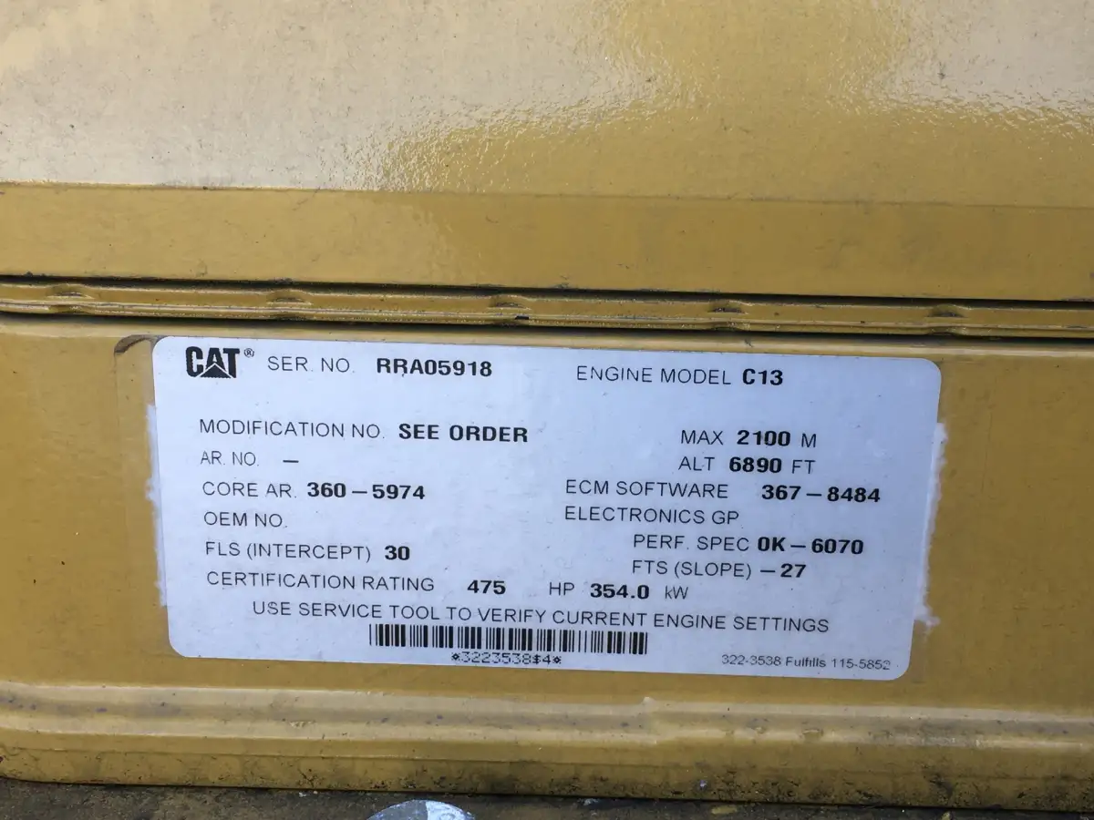 CATERPILLAR C13 RRA-3605974 NEW - Picture 7