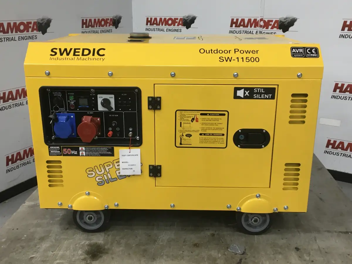 SWEDIC SW-11500 GENERATOR 10KVA NEW