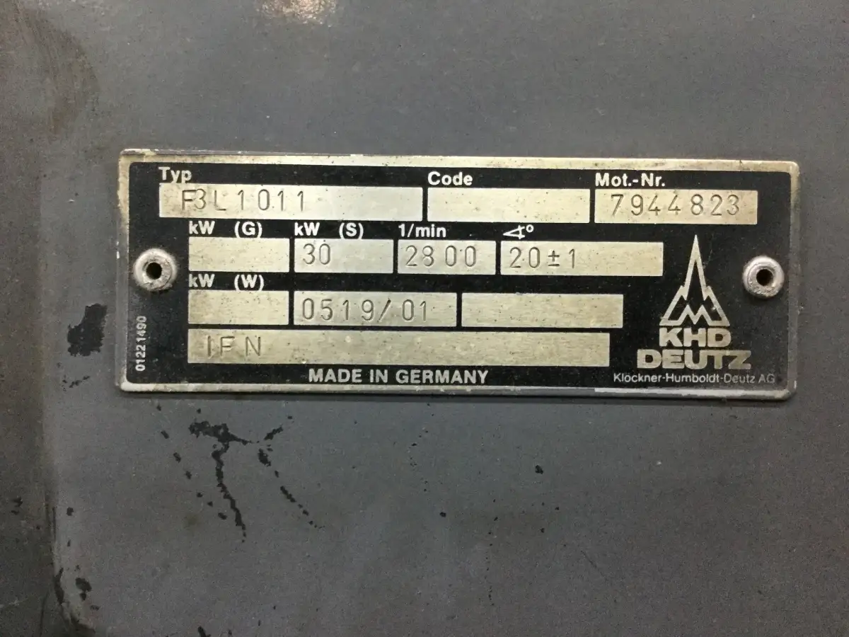 DEUTZ F3L1011 USED - Picture 6