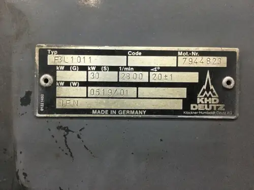 DEUTZ F3L1011 USED - Thumb image 6