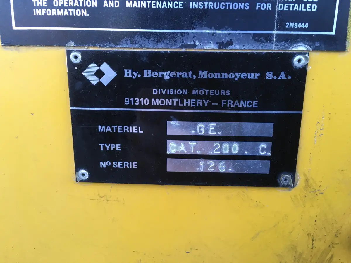 CATERPILLAR 3406DI GENERATOR 225KVA USED - Picture 8
