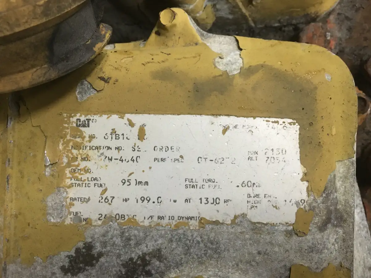 CATERPILLAR 3406B 6TB-7W4640 USED - Picture 5
