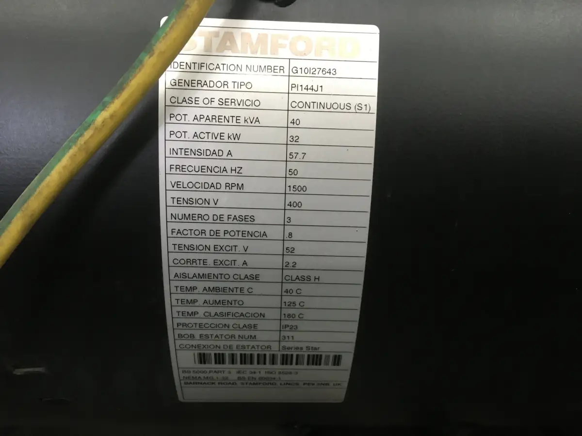 DEUTZ BF4L2011 GENERATOR 40KVA NIEUW - Afbeelding 8