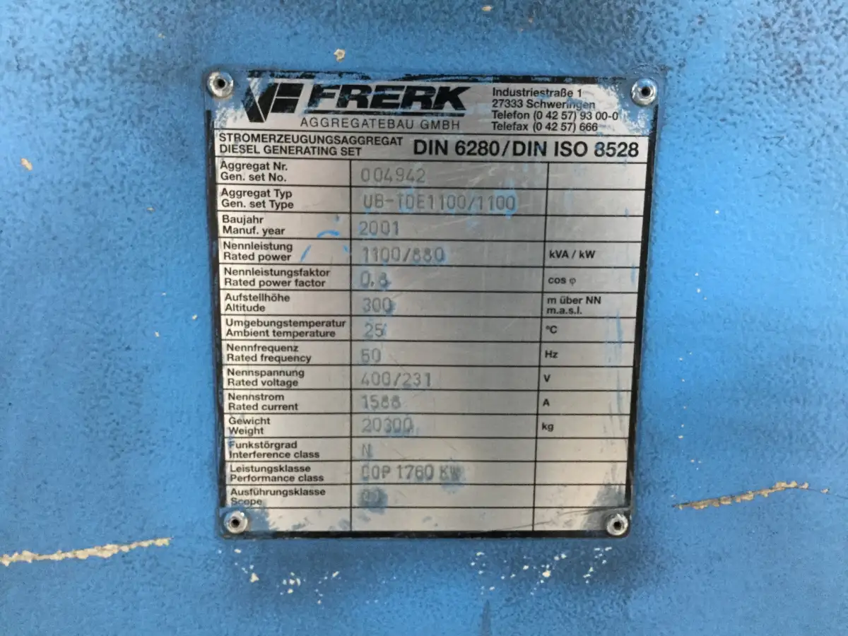 LEROY-SOMER A51L8-4P GENERATOR 2000 KVA USED - Picture 7
