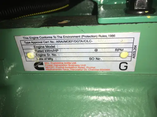 CUMMINS 4BTAA3.3-G11 GENERATOR 50KVA NEW - Thumb image 7