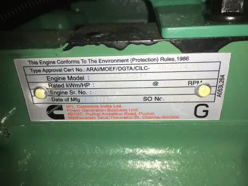 CUMMINS 4BTAA3.3-G11 GENERADOR 50KVA NUEVO - Imagen miniatura 6